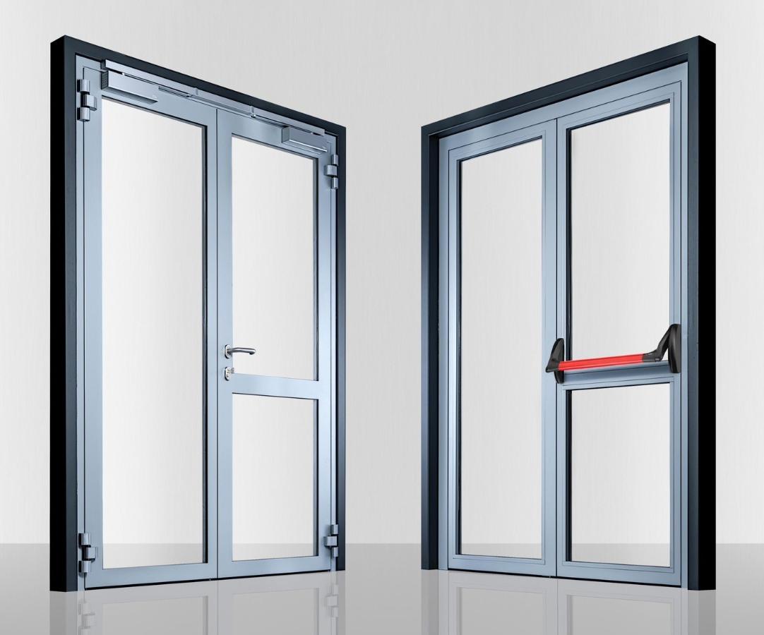 Premium aluminum fire and smoke protection system designed for commercial and residential buildings. Provides superior fire resistance, prevents smoke spread, and enhances building safety while maintaining a sleek, modern architectural look. Ideal for doors, windows, and façades requiring certified fire-rated solutions.